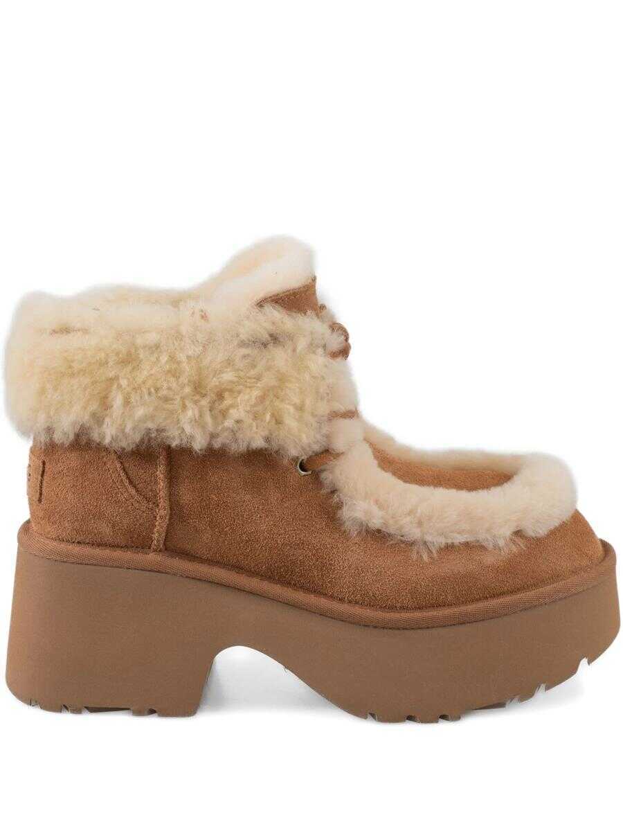 Pantofi UGG UGG W Esmee Lace Up Shoes CHE CHESTNUT Femei (BM 19340481) 1
