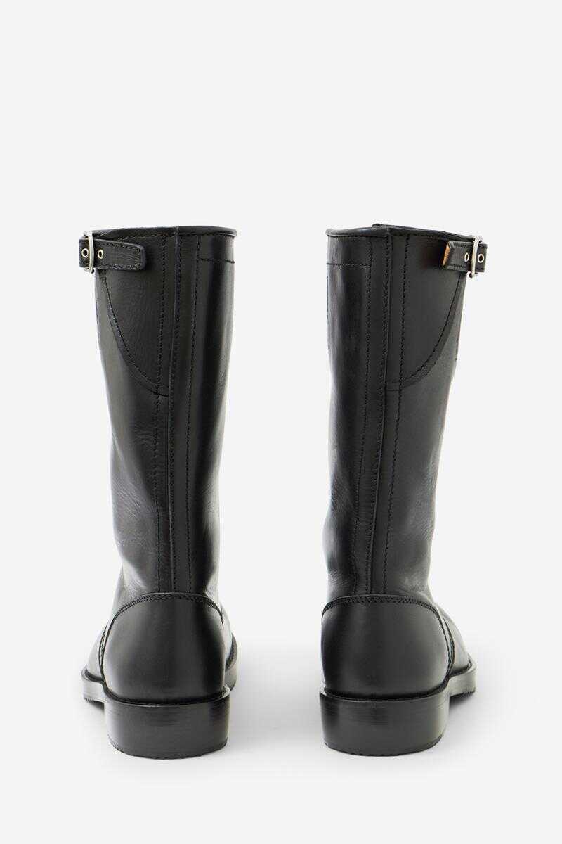 Bocanci Dries Van Noten Dries Van Noten Boots Black Barbati (BM 19340586) 5