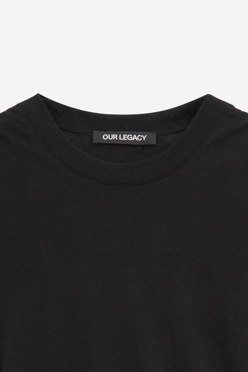 Topuri OUR LEGACY Our Legacy Long Sleeve T-Shirts Black Femei (BM 19340616) 3