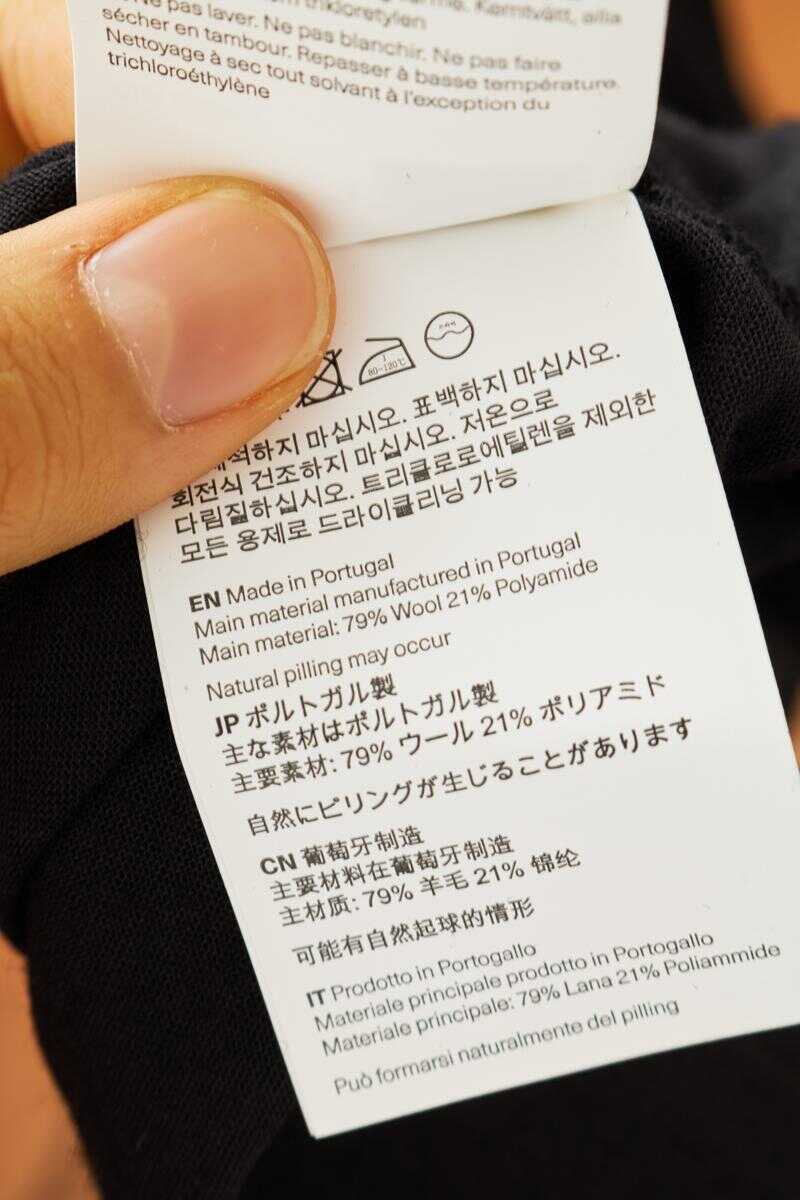 Topuri OUR LEGACY Our Legacy Long Sleeve T-Shirts Black Femei (BM 19340616) 4