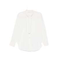 Camasi Forte_Forte "Memoires D'Enfance"Embroidery Shirt With Bow Clothing Femei