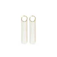 Cercei Forte_Forte Hoop Sculpture Fringed Earrings Accessories Femei