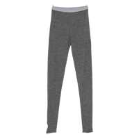 Pantaloni casual Forte_Forte Wool Ribbed Jersey Leggings With Spats Clothing Femei