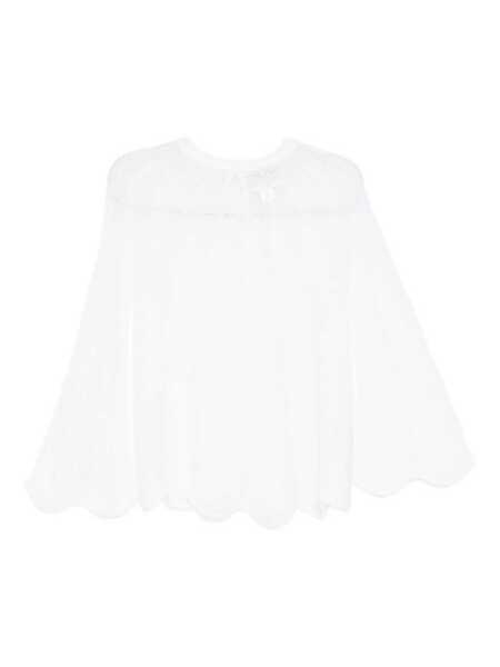 Pulovere forteforte ForteForte Brushed Mohair Pointelle Stitch Sweater Clothing Beige Femei (BM 19340907) 1