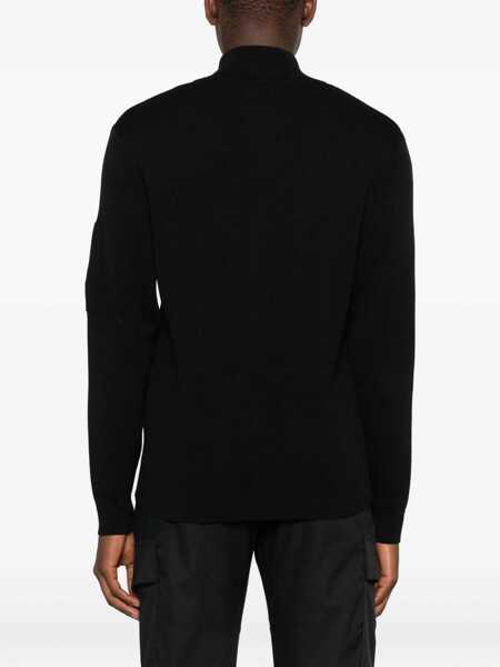 Cardigane C.P. Company C.P. Company Knitwear Cardigan In Re Wool Clothing Black Barbati (BM 19341108) 4