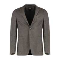 Costume Zegna Single-Breasted Jacket In Wool Blend Barbati