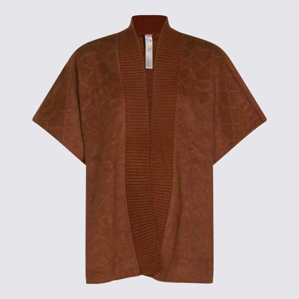 Geci TWINSET Twinset Brown Capes ALPACA Femei (BM 19341384) 1