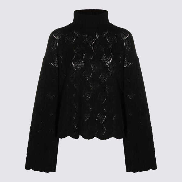 Pulovere TWINSET Twinset Black Wool Knitwear Black Femei (BM 19341414) 1