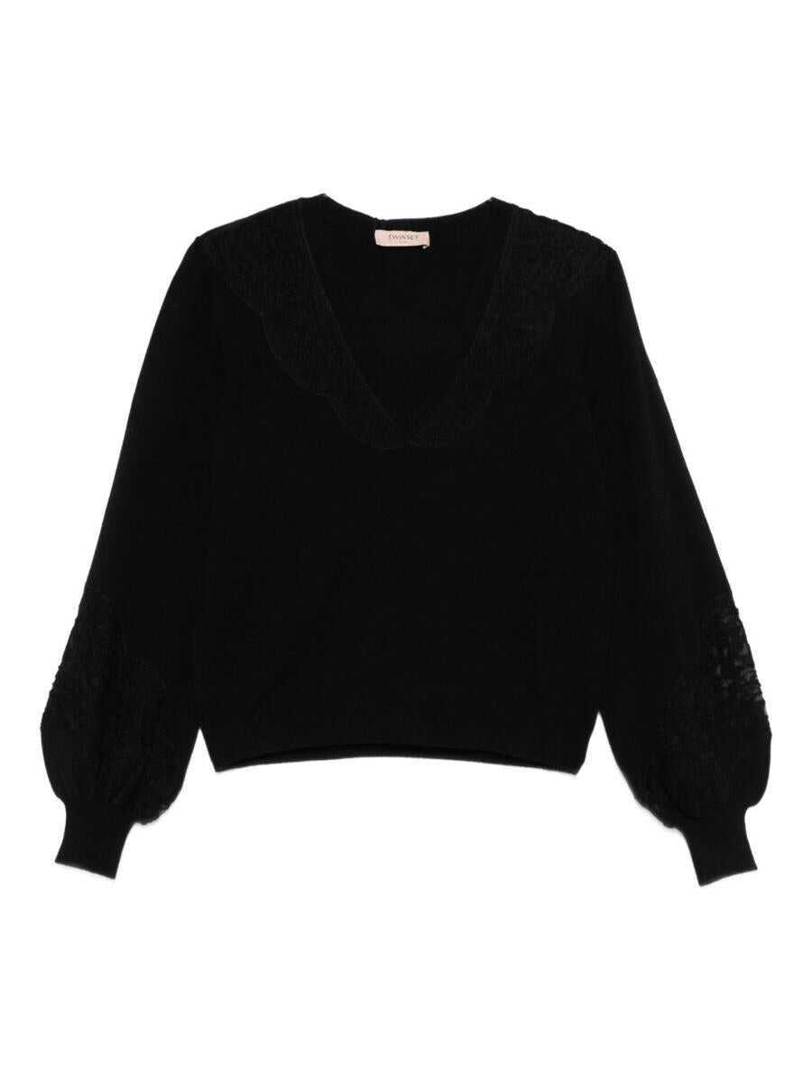 Pulovere TWINSET Twinset Sweaters Black Femei (BM 19341432) 1