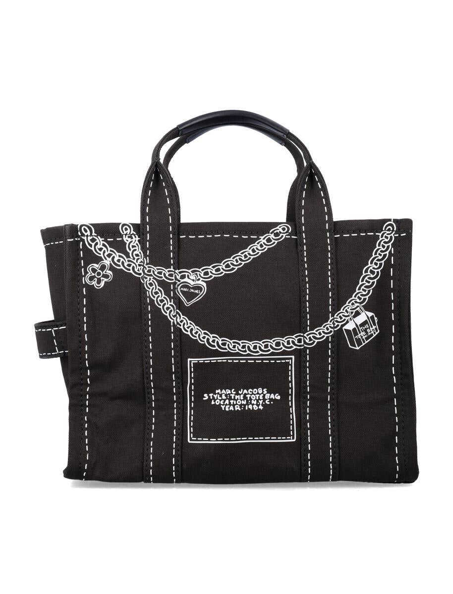 Genti de umar Marc Jacobs Marc Jacobs The Trompe LOeil Charm Medium Tote Bag Black Femei (BM 19341498) 3
