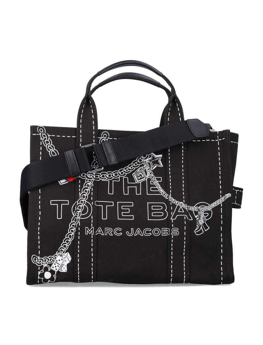Genti de umar Marc Jacobs Marc Jacobs The Trompe LOeil Charm Medium Tote Bag Black Femei (BM 19341498) 1
