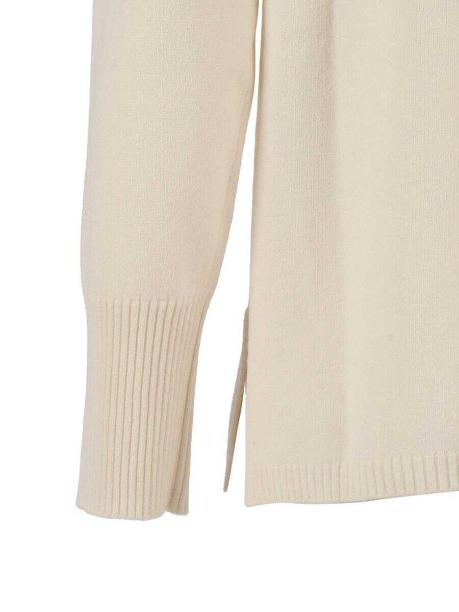 Pulovere Kangra Kangra Cashmere Girocoll WHITE Femei (BM 19341507) 3