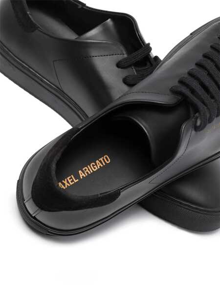 Sneakers AXEL ARIGATO Clean 90 Black Low Top Sneakers With Laminated Logo In Leather Man Black Barbati (BM 19341567) 2