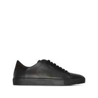 Sneakers 'Clean 90' Black Low Top Sneakers With Laminated Logo In Leather Man Barbati