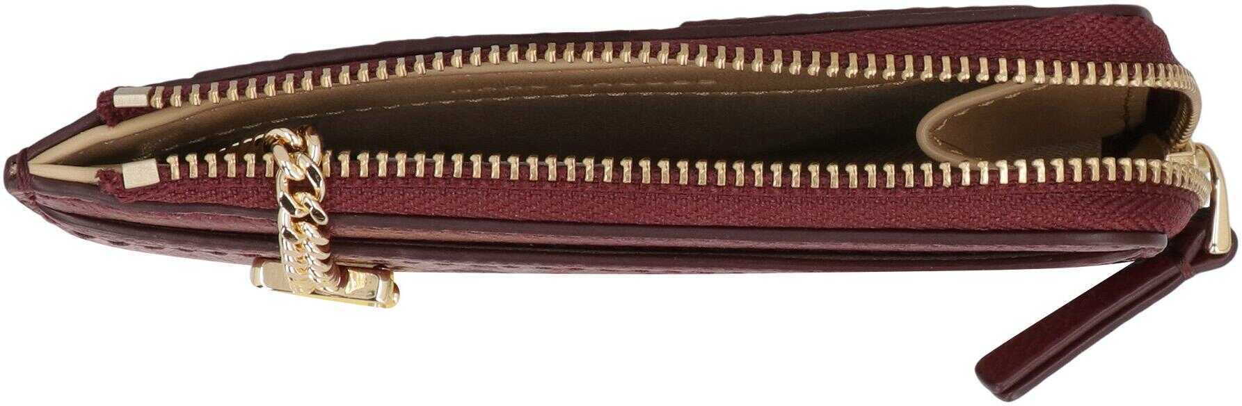 Portofele Marc Jacobs Marc Jacobs The Top Zip Multi Wallet Leather Red Femei (BM 19341621) 4