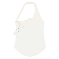 Topuri Courrèges Undressed 90'S Rib Buckle Tank Top Clothing Femei