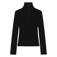 Pulovere Courrèges Zipped Mockneck Sweater Clothing Femei