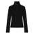COURRÈGES Courrèges Zipped Mockneck Sweater Clothing 9999 BLACK