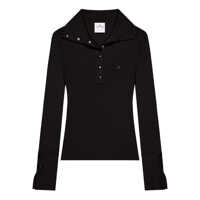 Tricouri Polo Courrèges Classic Rib Polo Clothing Femei