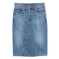 Fuste Alexander Wang Straight Skirt W/ Faded Fold Lines Clothing Femei