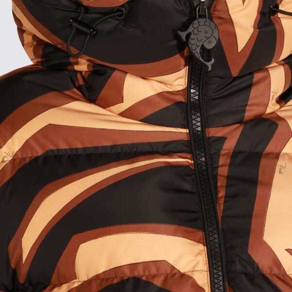 Geci de iarna PUCCI Pucci Black And Gold Down Jacket Black Femei (BM 19341960) 4