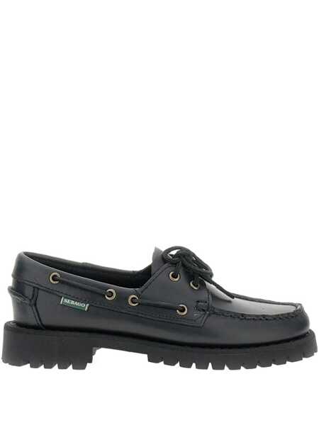 Mocasini Sebago Sebago Ranger Waxy Leather Moccasins Black Femei (BM 19342125) 1