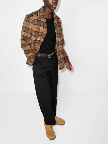 Tricouri Ralph Lauren Black Crewneck T-Shirt With Pony Embroidery On The Front In Cotton Jersry Man Black Barbati (BM 19342146) 5