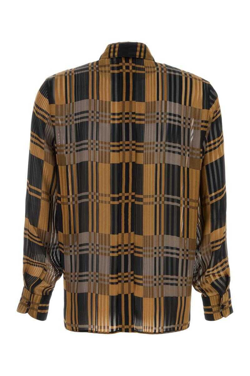 Topuri Saint Laurent Saint Laurent Shirts NOIRCARAMEL Barbati (BM 19342500) 2