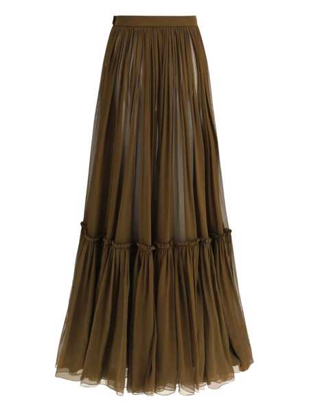 Fuste Saint Laurent Saint Laurent Skirts BROWN Femei (BM 19342557) 3