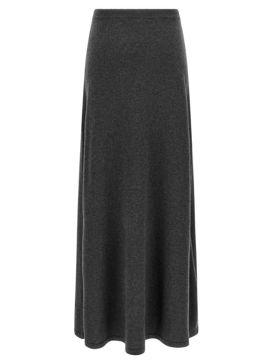 Fuste Balenciaga Balenciaga Maxi Wool Skirt GRAY Femei (BM 19342602) 2