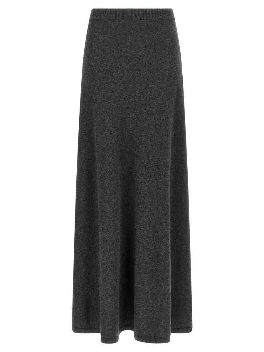Fuste Balenciaga Balenciaga Maxi Wool Skirt GRAY Femei (BM 19342602) 1