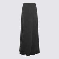 Fuste Balenciaga Dark Grey Wool Skirt Femei