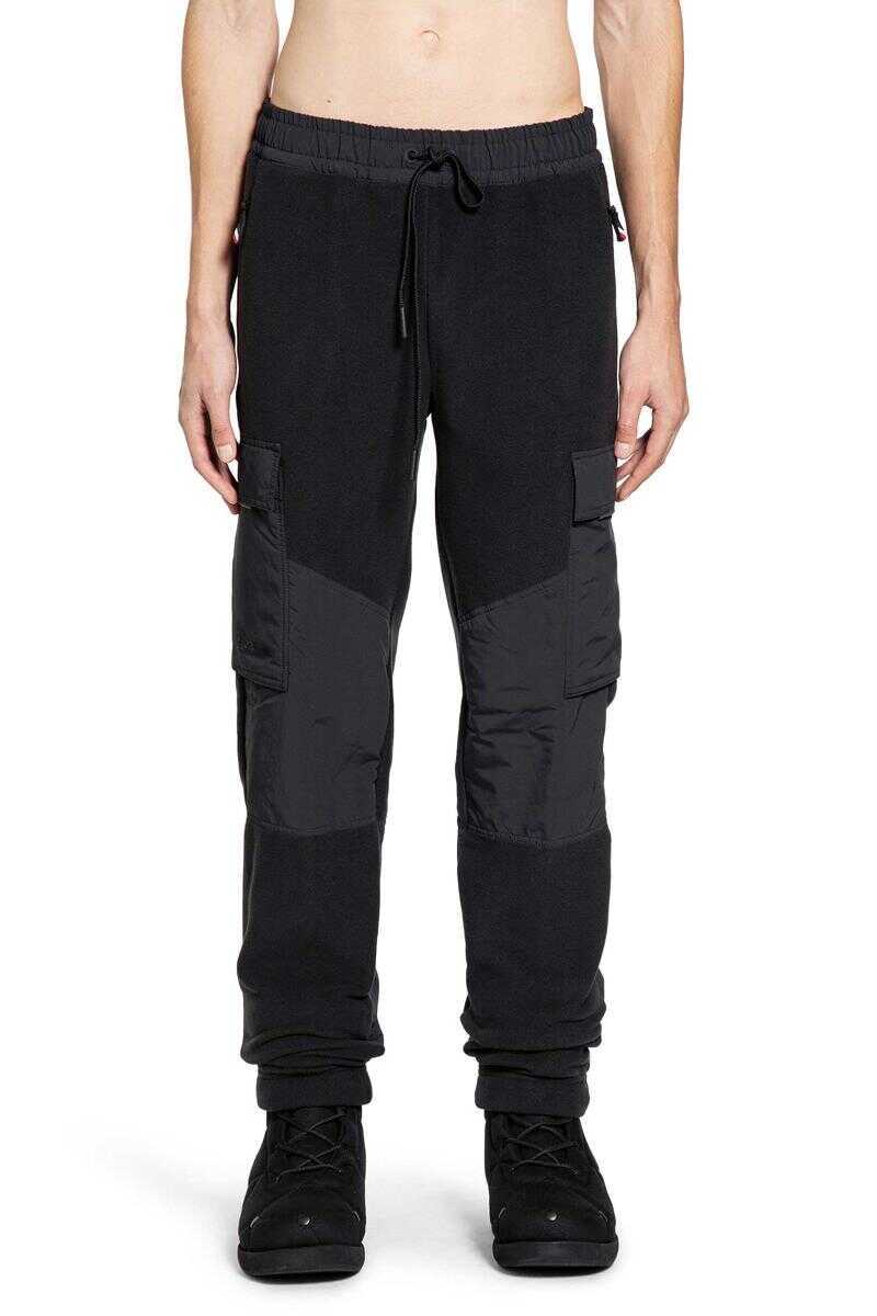 Pantaloni Moncler Grenoble Moncler Grenoble Trousers Black Barbati (BM 19342737) 1
