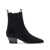 AEYDE Aeyde Agata Cow Suede Leather Black Shoes Black