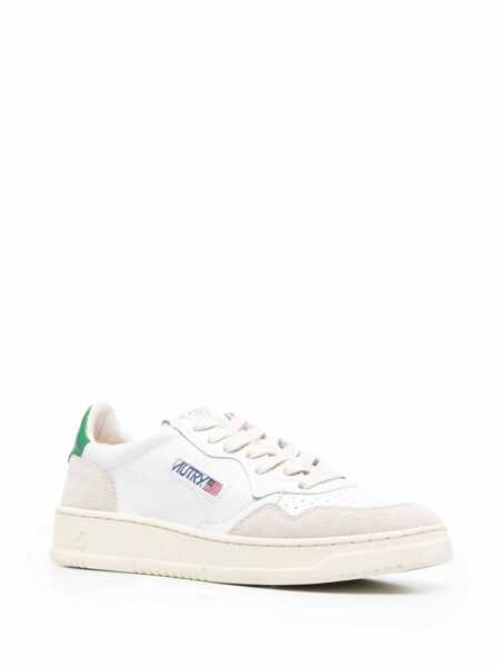 Sneakers AUTRY Medalist White Low Top Sneakers With Beige Suede Details In Leather Man WHITE Barbati (BM 19343154) 2