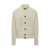 GCDS Gcds Gcds Logo Knitted Cardigan WHITE