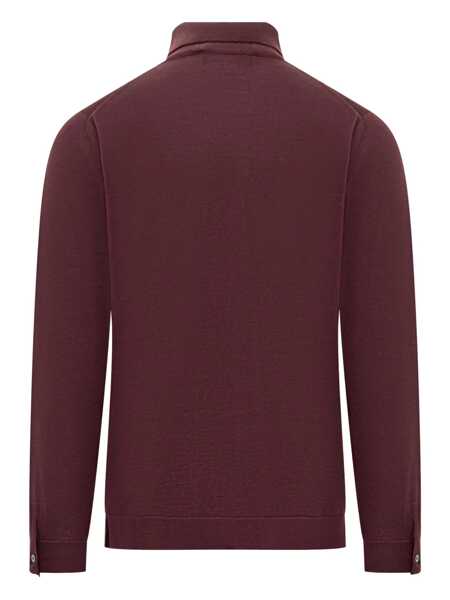 Camasi FILIPPO DE LAURENTIIS Filippo De Laurentiis Bordeaux Knit Shirt Filippo De Laurentiis PURPLE Barbati (BM 19343616) 2