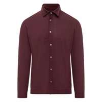 Camasi FILIPPO DE LAURENTIIS Filippo De Laurentiis Bordeaux Knit Shirt Filippo De Laurentiis