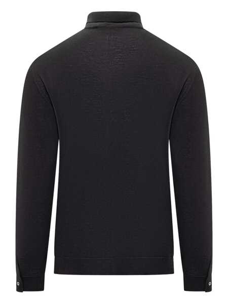 Camasi FILIPPO DE LAURENTIIS Filippo De Laurentiis Black Jersey Shirt Filippo De Laurentiis BLUE Barbati (BM 19343628) 2