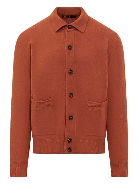Cardigane FILIPPO DE LAURENTIIS Filippo De Laurentiis Orange Wool Cardigan Filippo De Laurentiis ORANGE Barbati (BM 19343643) 1