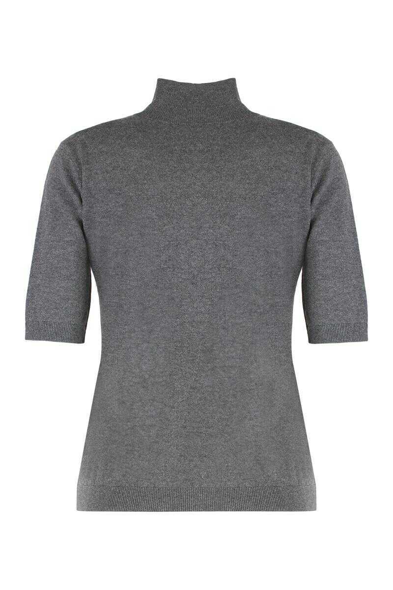Pulovere Max Mara S Max Mara Dolcevita Cantone In Wool GREY Femei (BM 19343655) 2