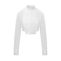Camasi Tom Ford Tom Ford White Cropped Shirt Femei
