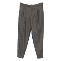 Pantaloni Pt Torino Gray Casual Trousers With Pleats Barbati