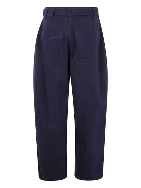 Pantaloni casual STUDIO NICHOLSON Studio Nicholson Trousers Black Femei (BM 19343937) 2