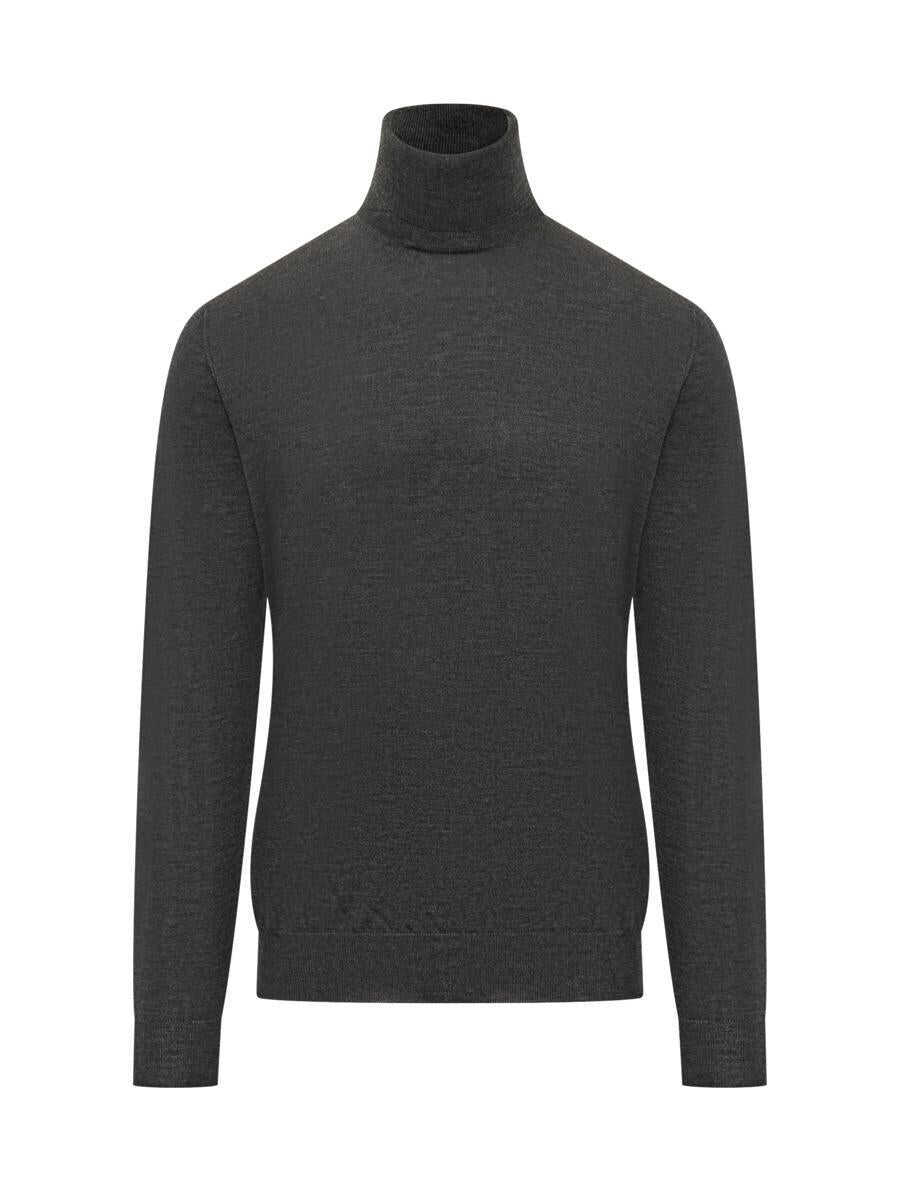 Pulovere FILIPPO DE LAURENTIIS Filippo De Laurentiis Grey Turtleneck In Wool Filippo De Laurentiis GREY Barbati (BM 19343997) 1