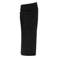 Fuste Entire Studios Wool Skirt Black Clothing Femei