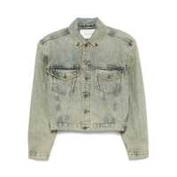 Geci Entire Studios Shrunken Denim Jacket Surface Wave Clothing Femei
