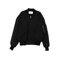 Geci Entire Studios Broad Bomber Wool Black Wool Clothing Femei
