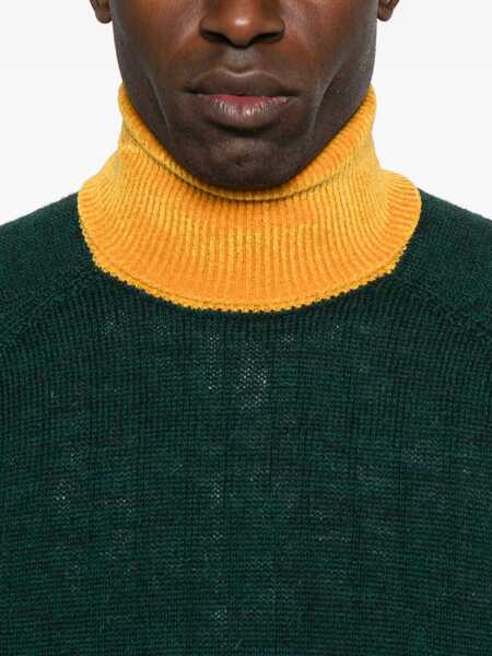 Pulovere 1989 STUDIO 1989 Studio Turtleneck Sweater Clothing DARK GREEN Barbati (BM 19344204) 5