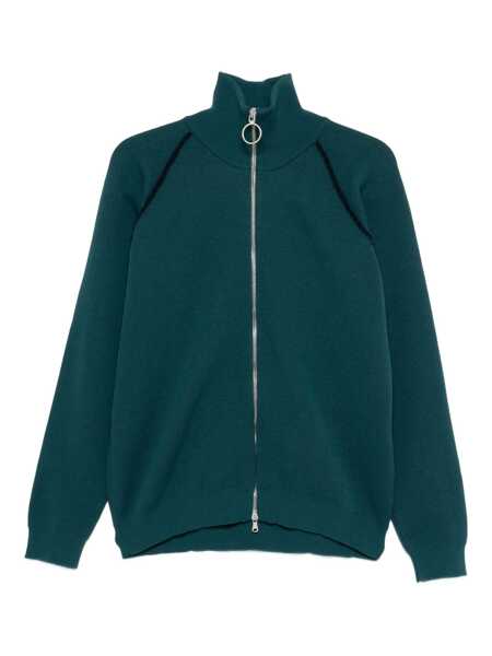 Pulovere 1989 STUDIO 1989 Studio Full Zip Raglan Sweater Clothing DARK GREEN Barbati (BM 19344237) 1